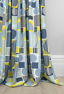 Carrie, Bluebell - Made to Measure Curtains